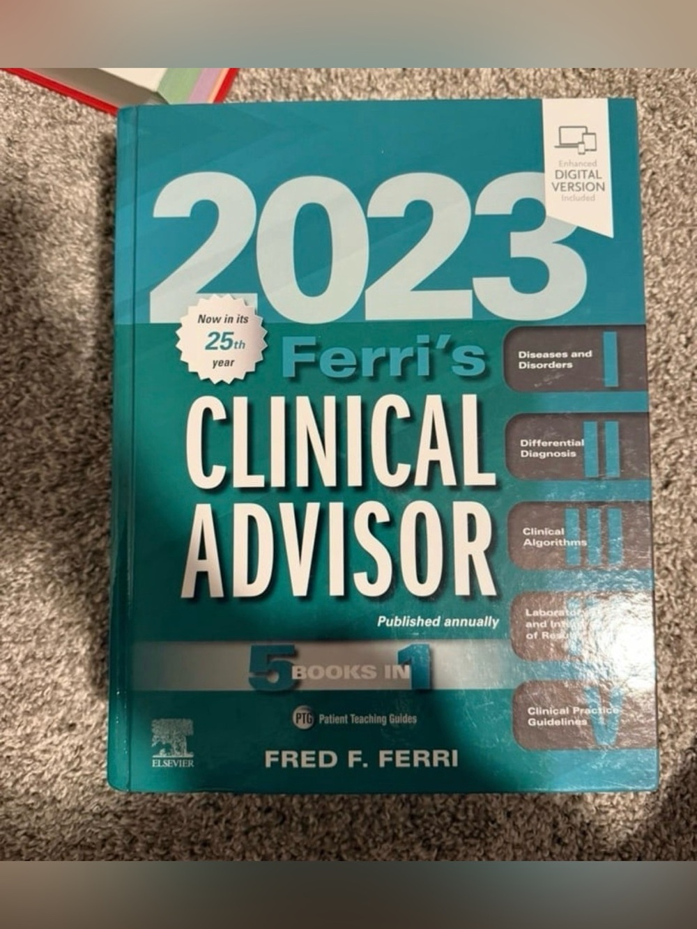 Ferri’s Clinical Advisor 2023  (ISBN 978-0-323-75573-3)